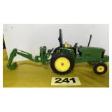 JD 6200 Tractor w/ backhoe attachment, 1/16 scale,