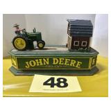 John Deere Cast Farm Scene Bank
