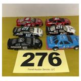 (6) Asst Nascar 1/64 Scale Collectible Cars,