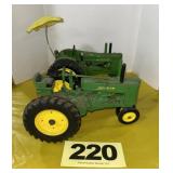 (2) John Deere Model Die Cast Tractors, Model G, A