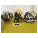 (3) Lighted JD Themed Night Lights