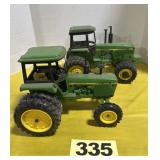 JD 4040 & JD 4850 Tractors,1/16 scale, die cast.