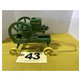 John Deere Hit & Miss Engine on Cart