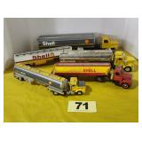 Shell Tanker Truck Model Toy Collection