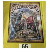 Farmer's Metal Sign,