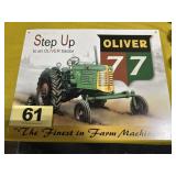 Oliver 77 Metal Sign,
