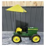 John Deere 7020 Pedal Tractor 4WD w/Umbrella