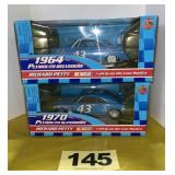 1970 & 1964 50th Anniv R. Petty Nascar Cars,