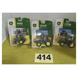 (3) JD Tractors, 1/64 by ERTL