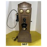 Faux/Reproduction Vintage Style Wall Phone
