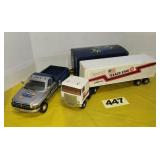 Texaco & Ideal Haulin' Amps Trucks w/Trailers,