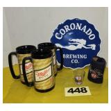 Miller High Life Mugs, R.Petty Shotglass & More,