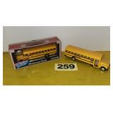 (2) Metal School Bus Collector Models