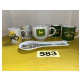 JD Themed Mugs, spoon rest