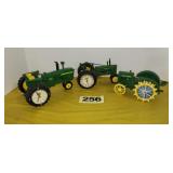 (3) JD Tractor Clocks