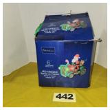 6' LED Santa Tractor Inflatable