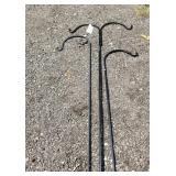 (3) Shepherd's Hooks