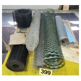 Asmt Window Screens, Plastic/Wire Fencing