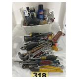 Assorted Hand Tools, Cleaners, Misc. Fluids