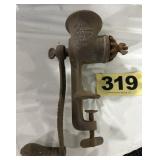 Vintage Cast Iron Hand Meat Grinder