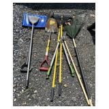 Rakes, Brooms, Shovels, Pruner