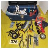 Toolbox with Assorted Hand Tools