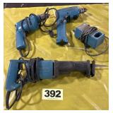 Makita (elec) Saw, Drill, Batt-Op Drill (no batt)
