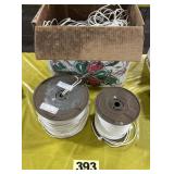(2) Spools White Rope (used for Trout Line)