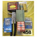Staples, Pop Rivet Gun & Rivets, Hinges