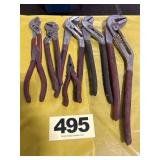 Adjustable Pliers, Wire Cutter, Needle Nose Pliers