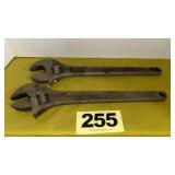 Craftsman Adjustable Wrenches (2)