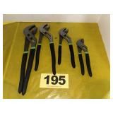 (4) Adj. Pliers