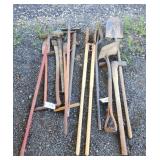 Shovels, Axe, Pic Axe, Digging Bars,