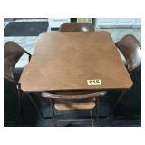 Card Table w/4 Chairs