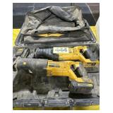 (2) 20V Dewalt Reciprocating Saws w/Cases