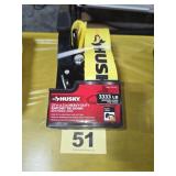 Husky 27' Heavy-Duty Ratchet Tie-Down