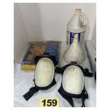 Rain Suit, Concrete Cleaner, Funnels, Knee Pads