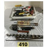 Drill Bits, Allen Wrenches, Tape Measure