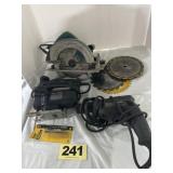 Circular Saw, Jig Saw & Drill