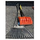 Shovels, Rakes, Broom