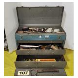 3-Drawer Tool Box w/Contents