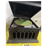 Vintage Pathe Brand Hand Cranked Phonograph