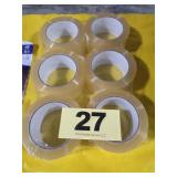 Clear Packing Tape - 6 Rolls