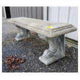 Concrete Bench, 4.5'