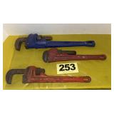 (3) Pipe Wrenches