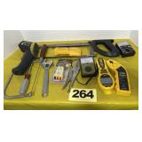 Saws, Tester, Stud Finder, Adj. Wrench, Circuit Fi