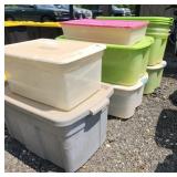 (9) Assorted Totes