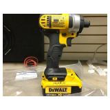 Dewalt Impact Driver, Model Dcf885 W/ 20v Battery