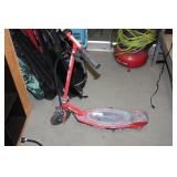 Red Razor Motorized Scooter, Model E100 Red Razor Motorized Scooter, Model E100