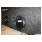Subwoofers In Speakerbox, 2 X Mtx Audio Tt65 Subwoofers In Speakerbox, 2 X Mtx Audio Tt65